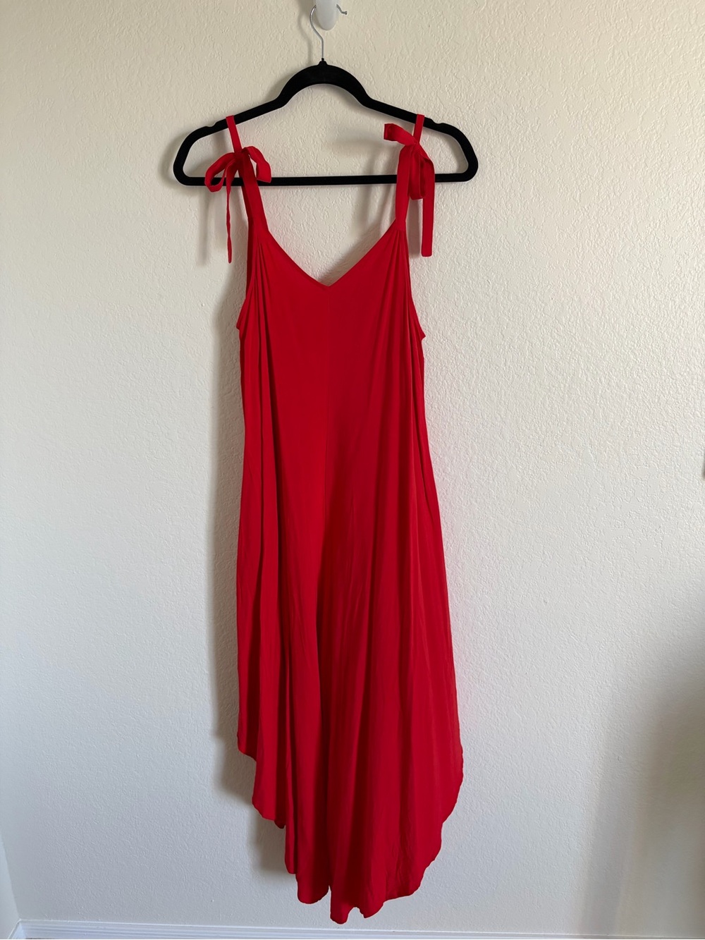Vince Camuto Red V-Neck Women's Romper